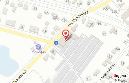 Автосервис FIT SERVICE на улице Суворова на карте