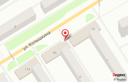 Супермаркет Дикси в Заозёрске на карте