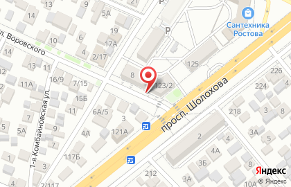 Супермаркет Магнит в Ростове-на-Дону на карте