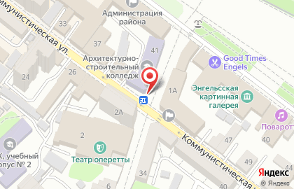 Саратовский Областной Центр медицинской профилактики на Коммунистической улице на карте