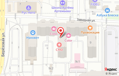 Автошкола Нева-авто на Березовой улице на карте
