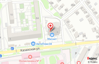 Салон красоты Преображение на Казахской улице на карте