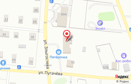Аптека Планета Здоровья в Осе, на улице Злыгостева на карте