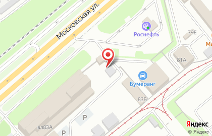 Автомойка Дельфин на Московской улице на карте