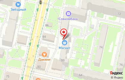 Супермаркет Дикси на Советском проспекте на карте