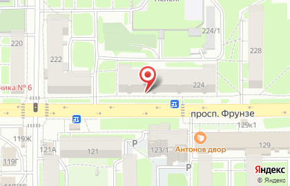 Аптека Фармакопейка на проспекте Фрунзе, 224 на карте