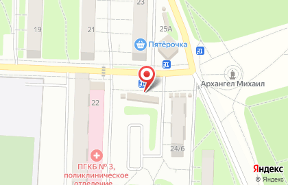Магазин мясной продукции на Бородинской улице на карте