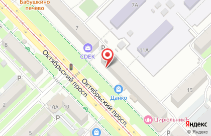 Ногтевая студия Manicure на Октябрьском проспекте на карте