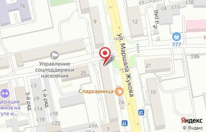 Общероссийская общественная организация Российский Красный Крест на улице Маршала Жукова на карте