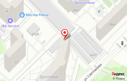 Автомойка Clean Car на Мичуринском проспекте на карте
