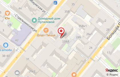 Отто на Чкаловской на карте