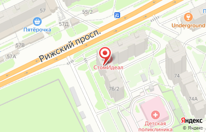 Автогрузоперевозки на Рижском проспекте на карте