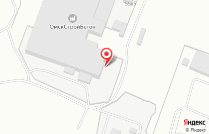 Бетонный завод Омскстройбетон в Кировском районе на карте