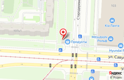Магазин цветов в Санкт-Петербурге на карте