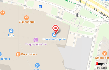 Спортивный магазин Спортмастер в Москве на карте