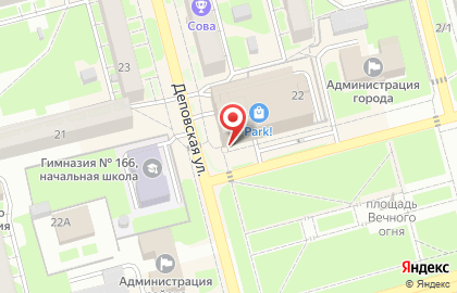 Супермаркет косметики и оборудования для профессионалов Модерн на Деповской улице на карте