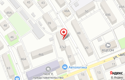 Парикмахерская Алиса на улице Кутузова на карте