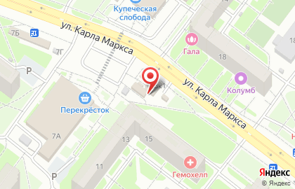 Пекарня Сдобушка на улице Карла Маркса на карте