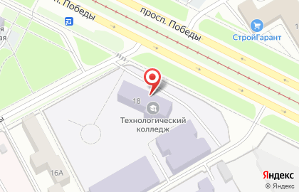 Череповецкий технологический колледж на карте