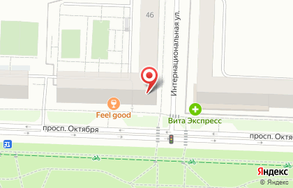 Мясная лавка Рощинский на проспекте Октября на карте