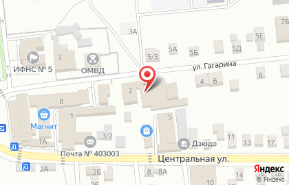 Мебельный салон Лагуна на улице Гагарина на карте