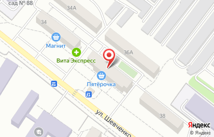Азбука Комфорта на улице Шевченко на карте