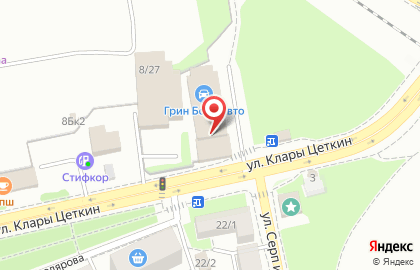 Автошкола Драйв на улице Клары Цеткин на карте