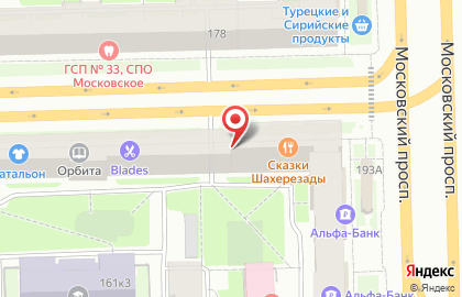 Банкомат Росбанк на Московском проспекте, 193 на карте