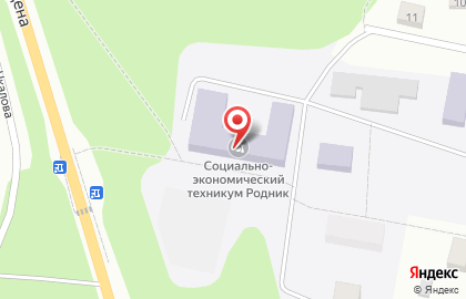 Социально-экономический техникум Родник на карте