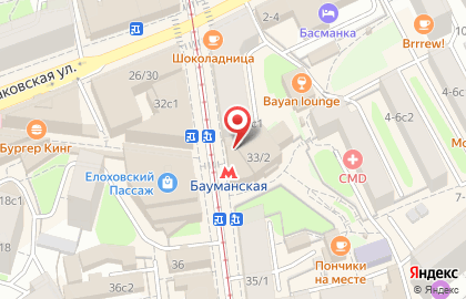 КонДиссея на Бауманской улице на карте