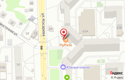Пиццерия FlyPizza в Калининском районе на карте