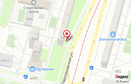 Участковый пункт полиции район Чертаново Северное на Чертановской улице, 18 на карте