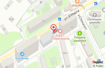 Паркинг САС на карте