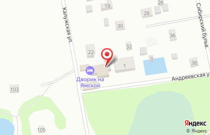 Гостиница Дворик на карте