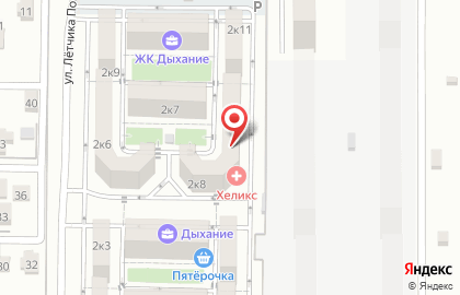 Хеликс на карте