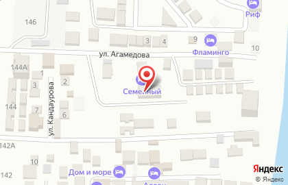 Пансионат Семейный в Махачкале на карте