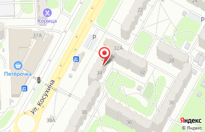 Магазин Живое пиво в Центральном районе на карте