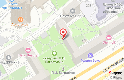 Cafe Coton на Киевской на карте