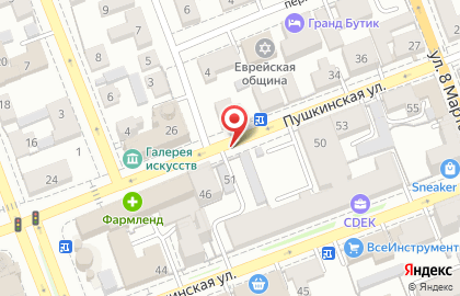 Вуаль на Пушкинской улице на карте