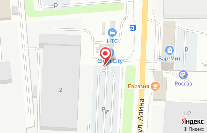 Автостоянка Азино на карте