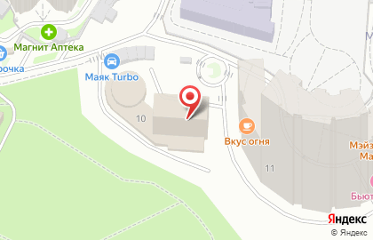 Вираж на улице Кудрявцева на карте