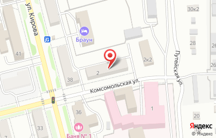 Восток в Комсомольске-на-Амуре на карте