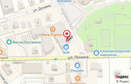 Банкомат Банк Санкт-Петербург в Калининграде на карте