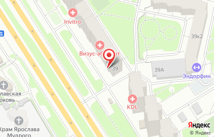 Центр раннего развития детей Бэби-клуб в Фрунзенском районе на карте