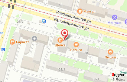 Суши-бар Суши Wok на Революционной улице на карте