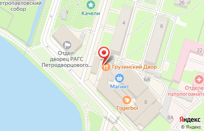 Продуктовый магазин в Санкт-Петербурге на карте