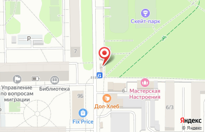 Овощная лавка на Спортивной улице на карте