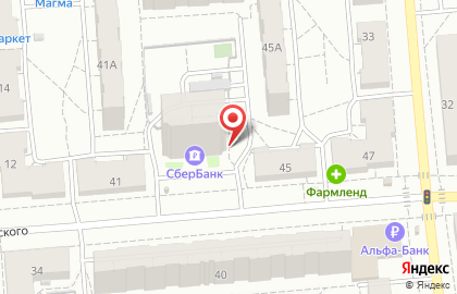Терминал СберБанк на улице Черняховского на карте