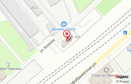 Автомойка самообслуживания МойБери на улице Волкова на карте
