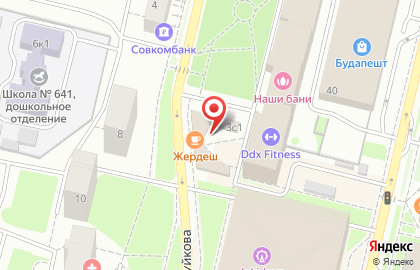 Пари-Матч на улице Маршала Чуйкова на карте
